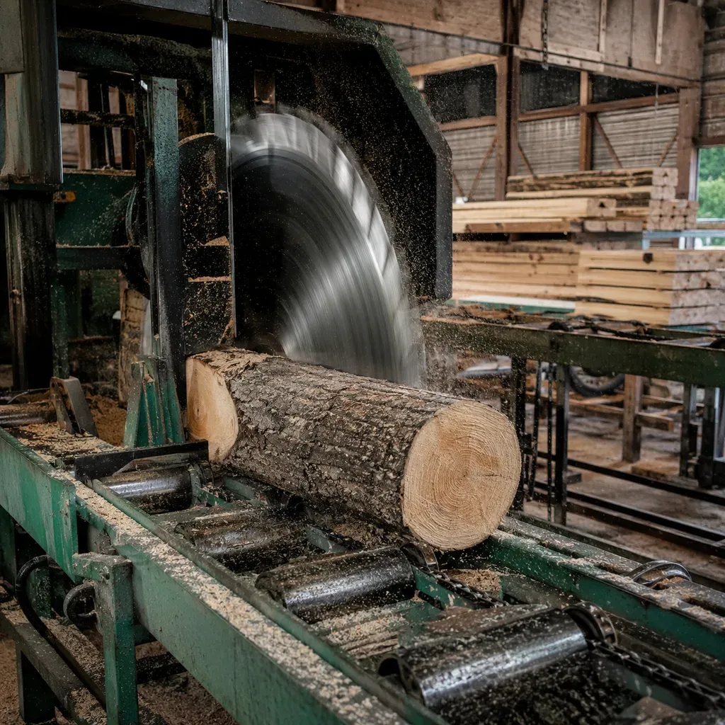 Sawmills & Wood Processing industrial automation